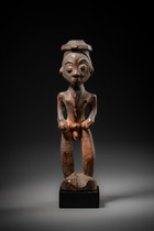 Standing male figure, Gabon, Punu, Size: H: 23 cm (H: 9.1 inch), ID: 3053163 - 5/5