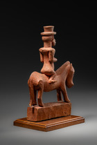 Equestrian, Angola, Songo, Size: H: 23,5 cm, L: 17,5 cm (H: 9.3 inch, L: 6.9 inch), ID: 3053164 - 4/6