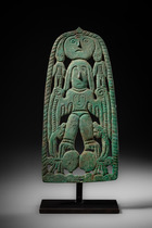 Amulet with mythical figure, ca. 7th - 8th century, Russian Federation, Perm Krai, Cherdynsky (Cherdyn) District, Size: H: 16,5 cm (H: 6.5 inch), ID: 3053199 - 4/4