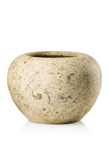 Stone bowl, Bronze Age, ca. 2300 - 1700 BC, Turkmenistan, Margiana, Size: H: 15 cm D: 20 cm (H: 5.9 inch D: 7.9 inch), ID: 3053217