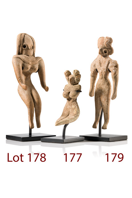 Weibliches Idol, VII. Periode, um 2800 - 2600 v.Chr., Pakistan, Indus Tal, Mehrgarh, Größe: H: 11,2 cm (H: 4.4 inch), ID: 3053276