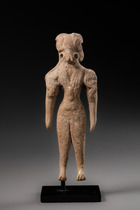 Idol, VIII. Periode, ca. 2500 v.Chr., Pakistan, Indus Tal, Mehrgarh, Größe: H: 10,6 cm (H: 4.2 inch), ID: 3053767 - 5/5