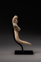 Weibliches Idol, VI. Periode, ca. 3000 v.Chr., Pakistan, Indus Tal, Mehrgarh, Größe: H: 7,2 cm (H: 2.8 inch), ID: 3053277 - 3/5