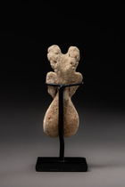Weibliches Idol, VI. Periode, ca. 3000 v.Chr., Pakistan, Indus Tal, Mehrgarh, Größe: H: 7,2 cm (H: 2.8 inch), ID: 3053277 - 4/5