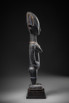 Standing female figure, Côte d'Ivoire, Kulango, Size: H: 37 cm (H: 14.6 inch), ID: 3053198 - 3/5