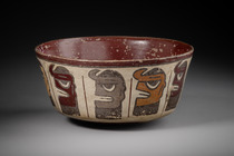 Bowl, Early interim period, ca. 200 BC - 600 AD, Peru, Nazca, Size: H: 8 cm (H: 3.1 inch), ID: 3053214 - 2/7