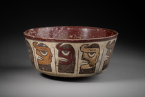 Bowl, Early interim period, ca. 200 BC - 600 AD, Peru, Nazca, Size: H: 8 cm (H: 3.1 inch), ID: 3053214 - 3/7