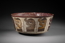 Bowl, Early interim period, ca. 200 BC - 600 AD, Peru, Nazca, Size: H: 8 cm (H: 3.1 inch), ID: 3053214 - 4/7