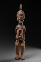Janus power figure "mpwau", D. R. Congo, Teke, Size: H: 53,5 cm (H: 21.1 inch), ID: 3053226 - 2/7