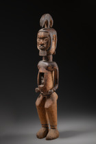 Janus power figure "mpwau", D. R. Congo, Teke, Size: H: 53,5 cm (H: 21.1 inch), ID: 3053226 - 6/7