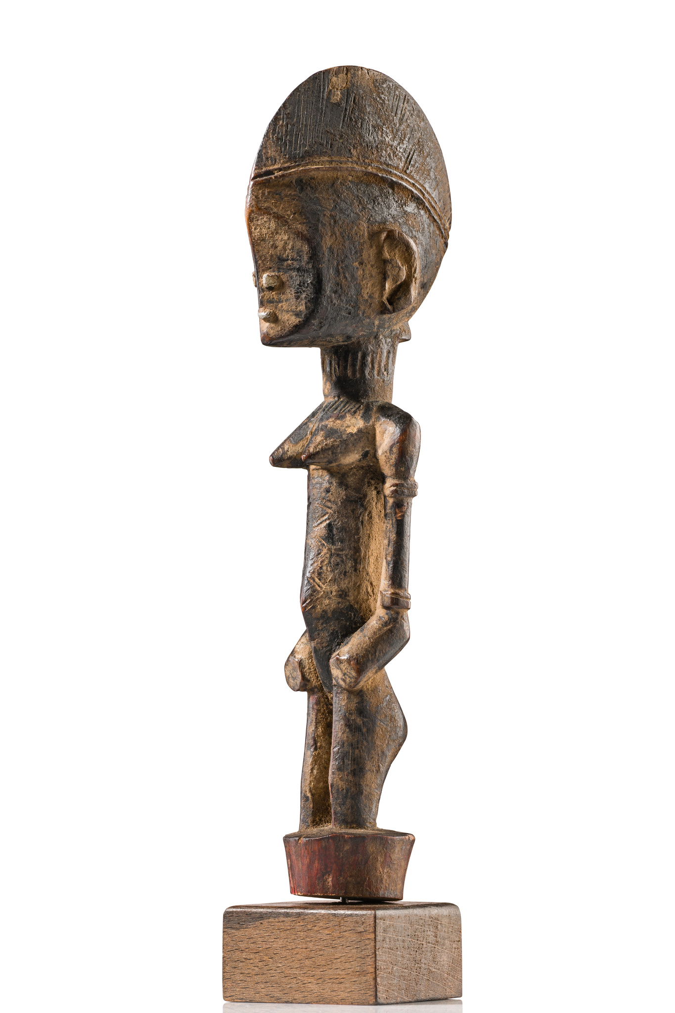 Stabaufsatz "solima bere", Mali, Bamana, Größe: H: 20 cm (H: 7.9 inch), ID: 3053250