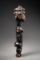 Stehende weibliche Figur, Côte d'Ivoire, Akye / Atie / Aberom, Größe: H: 33 cm (H: 13.0 inch), ID: 3053230 - 3/4