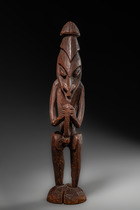 Stehende männliche Figur "kandimbong", Papua-Neuguinea - Sepik, Größe: H: 39,5 cm (H: 15.6 inch), ID: 3053404 - 6/6