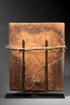 Lamellophon "sanza", Kameruner Grasland, Bamum, Größe: M: 43 cm x 35 cm (M: 16.9 inch x 13.8 inch), ID: 3053285 - 4/4