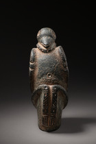 Steinbildnis "zemi", 12. - 14. Jh., Große Antillen, Taino, Größe: H: 19,5 cm (H: 7.7 inch), ID: 3053235 - 5/6