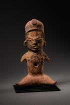Fétiche de renaissance, 1500–1200 av. J.-C., Mexique, Tlatilco / Morelos, Taille: M: 23,5 cm x 14,2 cm (M: 9.3 inch x 5.6 inch), ID: 3053264 - 2/6