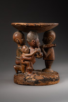 Schale "agere ifa", Nigeria, Yoruba, Größe: H: 15 cm (H: 5.9 inch), ID: 3053241 - 3/7