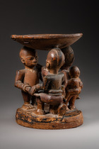 Schale "agere ifa", Nigeria, Yoruba, Größe: H: 15 cm (H: 5.9 inch), ID: 3053241 - 4/7