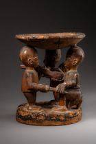 Schale "agere ifa", Nigeria, Yoruba, Größe: H: 15 cm (H: 5.9 inch), ID: 3053241 - 5/7