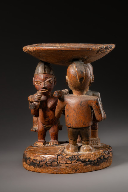 Bowl "agere ifa", Nigeria, Yoruba, Size: H: 15 cm (H: 5.9 inch), ID: 3053241
