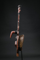 Brettmaske mit figuraler Bekrönung, Burkina Faso, Bwa, Größe: H: 90 cm (H: 35.4 inch), ID: 3053239 - 3/5