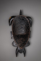 Anthropomorphe Gesichtsmaske "kpelié" ("kpeli yehe"), Côte d'Ivoire, Senufo, Größe: H: 35 cm (H: 13.8 inch), ID: 3053407 - 4/5
