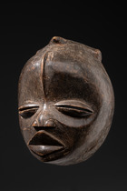 Masque, Côte d'Ivoire, Wobé / Wé, Taille: H: 23 cm (H: 9.1 inch), ID: 3053410 - 2/4