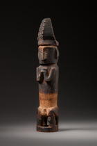 Männliche Ahnenfigur "adu zatua", um 1910, Indonesien - Nias, Ono Niha, Größe: H: 24 cm (H: 9.4 inch), ID: 3053248 - 2/6