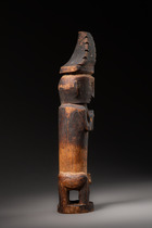 Männliche Ahnenfigur "adu zatua", um 1910, Indonesien - Nias, Ono Niha, Größe: H: 24 cm (H: 9.4 inch), ID: 3053248 - 3/6