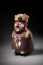 Schamanengefäß, Mittlerer Horizont, ca. 400 - 600 n.Chr., Peru, Huari, Größe: H: 21 cm (H: 8.3 inch), ID: 3053518 - 2/6