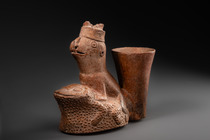 Vessel: zoomorphic hybrid creatures, ca. 200 BC - 200 AD, Peru, Vicus, Piura River Valley, Size: H: 20,3 cm (H: 8.0 inch), ID: 3053497 - 3/6