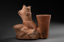 Vessel: zoomorphic hybrid creatures, ca. 200 BC - 200 AD, Peru, Vicus, Piura River Valley, Size: H: 20,3 cm (H: 8.0 inch), ID: 3053497 - 6/6