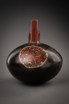 Récipient, vers 400–600 apr. J.-C., Pérou, Nazca, Taille: H: 17 cm (H: 6.7 inch), ID: 3053303 - 2/6