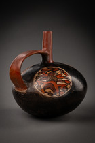 Récipient, vers 400–600 apr. J.-C., Pérou, Nazca, Taille: H: 17 cm (H: 6.7 inch), ID: 3053303 - 4/6