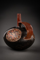 Récipient, vers 400–600 apr. J.-C., Pérou, Nazca, Taille: H: 17 cm (H: 6.7 inch), ID: 3053303 - 5/6