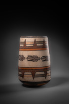 Gobelet "kero", vers 400 av. J.-C., Pérou, Nazca, Taille: H: 14,2 cm (H: 5.6 inch), ID: 3053500 - 3/5
