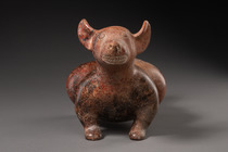 Dog-shaped vessel, Protoclassic, ca. 100 BC - 250 AD, Mexico, Colima, Size: H: 22 cm, L: 39,5 cm (H: 8.7 inch, L: 15.6 inch), ID: 3053306 - 5/6