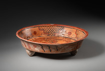 Assiette tripode, période classique tardive, vers 600–900 apr. J.-C., Mexique, Maya, Taille: D: 25,3 cm (D: 10.0 inch), ID: 3053515 - 2/4