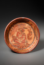 Assiette tripode, période classique tardive, vers 600–900 apr. J.-C., Mexique, Maya, Taille: D: 25,3 cm (D: 10.0 inch), ID: 3053515 - 4/4