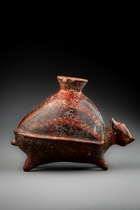 Zoomorphic vessel, ca. 100 BC - 300 AD, Mexico, Colima / Nayarit, Size: H: 13,5 cm (H: 5.3 inch), ID: 3053514 - 4/6