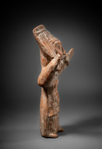 Stehende Figur "cara sonriente", Späte Klassik, ca. 600 - 900 n.Chr., Mexiko, Veracruz, Größe: H: 31,5 cm (H: 12.4 inch), ID: 3053309 - 3/6