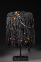 Weibliche Ahnengeistmaske "mwana phwevo", Sambia, Luvale / Luchazi, Größe: H: 21 cm (H: 8.3 inch), ID: 3053526 - 4/5
