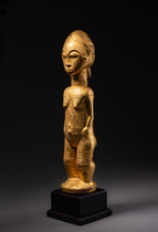 Figure féminine debout "sika blawa", Côte d'Ivoire, Baoulé, Taille: H: 36,5 cm (H: 14.4 inch), ID: 3053338 - 2/5