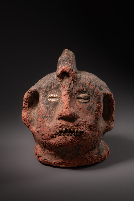 Head, D. R. Congo, Kanyok, Size: H: 17 cm (H: 6.7 inch), ID: 3053367