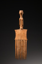 Peigne, R. D. Congo, Luba, Taille: H: 26 cm (H: 10.2 inch), ID: 3053356 - 4/4