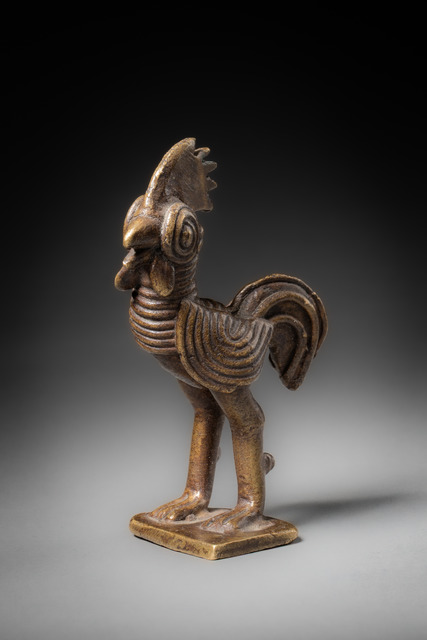Hahn, Burkina Faso, Mossi, Größe: H: 8 cm (H: 3.1 inch), ID: 3053361