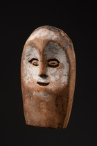 Mask, D. R. Congo, Lega, Size: H: 23 cm (H: 9.1 inch), ID: 3053348 - 2/4