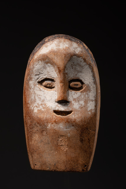 Mask, D. R. Congo, Lega, Size: H: 23 cm (H: 9.1 inch), ID: 3053348