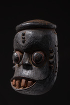 Masque facial "idiok ekpo", Nigéria, Ibibio, Taille: H: 23 cm (H: 9.1 inch), ID: 3053347 - 2/5