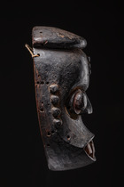 Masque facial "idiok ekpo", Nigéria, Ibibio, Taille: H: 23 cm (H: 9.1 inch), ID: 3053347 - 3/5